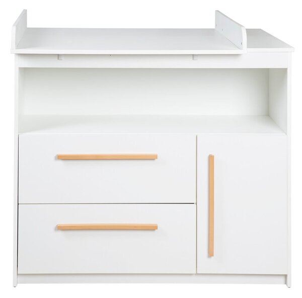 Cassettiera bassa bianca 107x98 cm Lilo - Roba