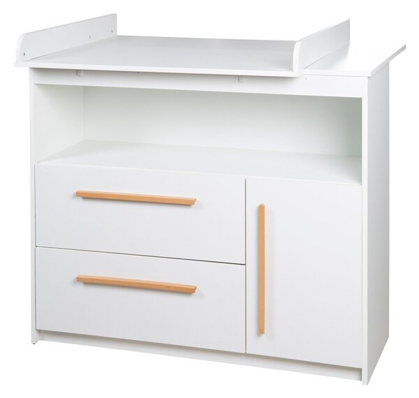 Cassettiera bassa bianca 107x98 cm Lilo - Roba