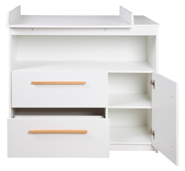 Cassettiera bassa bianca 107x98 cm Lilo - Roba