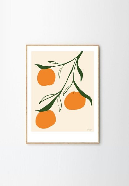 Poster 30x40 cm Orange – Anna Mörner – The Poster Club