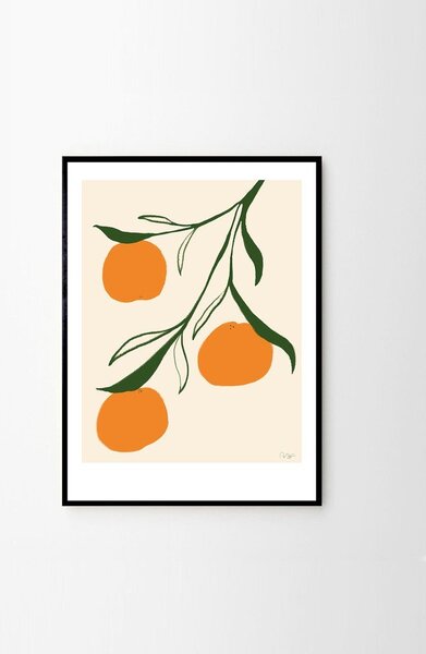 Poster 30x40 cm Orange – Anna Mörner – The Poster Club