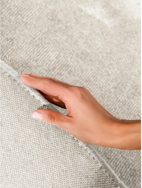 Tappeto rotondo color crema in misto lana tessuto a mano ø 160 cm Kari Organic – Villeroy&Boch