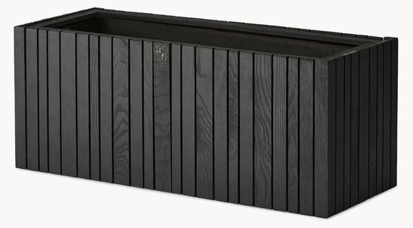 Fioriera in legno di frassino con sistema di auto-irrigazione GrowWIDE