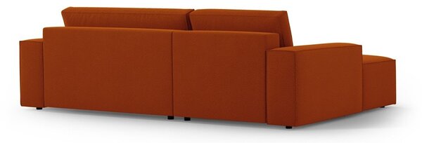 Divano letto color mattone (angolo sinistro) Jodie - Micadoni Home