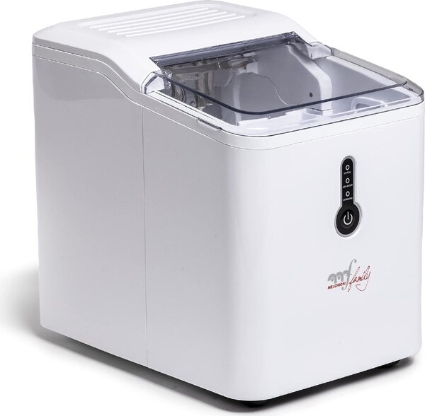 Melchioni Macchina del Ghiaccio Fabbricatore Ghiaccio Potenza 120 watt Capacit 1,6 Litri colore Bianco - CUBIK