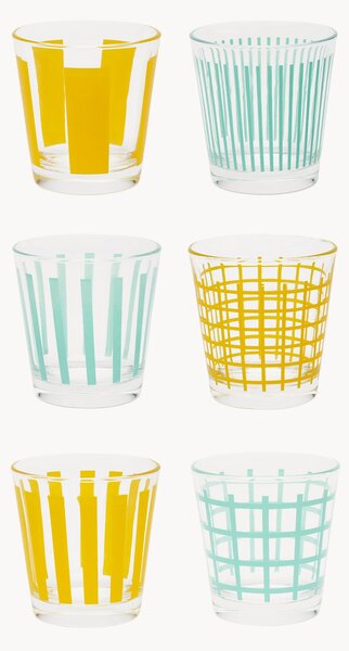 Set di 6 bicchieri Elba