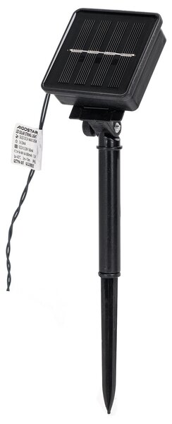 Catena decorata con 50 Gocce a Led RGBY 10 metri con pannello solare Aigostar