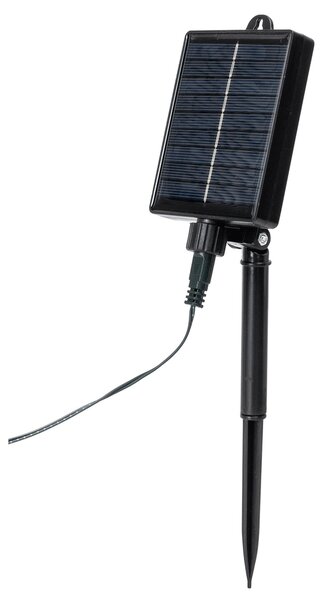 Catena luminosa a Led decorativa a energia solare 10 metri 20 lampadine a sfera trasparenti RGB Aigostar