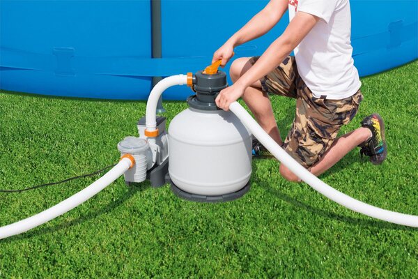 Bestway Pompa filtro a sabbia Capacit 7.574 l/h Compatibile per piscine fino a 54.500 L - 58499