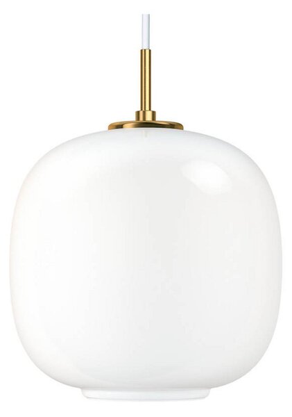 Lampada a sospensione Louis Poulsen, VL45 Radiohus, dimmerabile, Bianco, Soggiorno, Vetro, Design