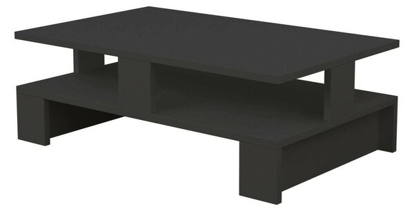 Tavolino salotto rettangolare antracite 80x50x27h cm - Telescopio