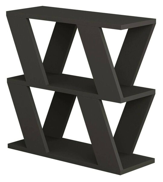 Tavolino da salotto geometrico antracite 60x22x57h cm - Beniamina