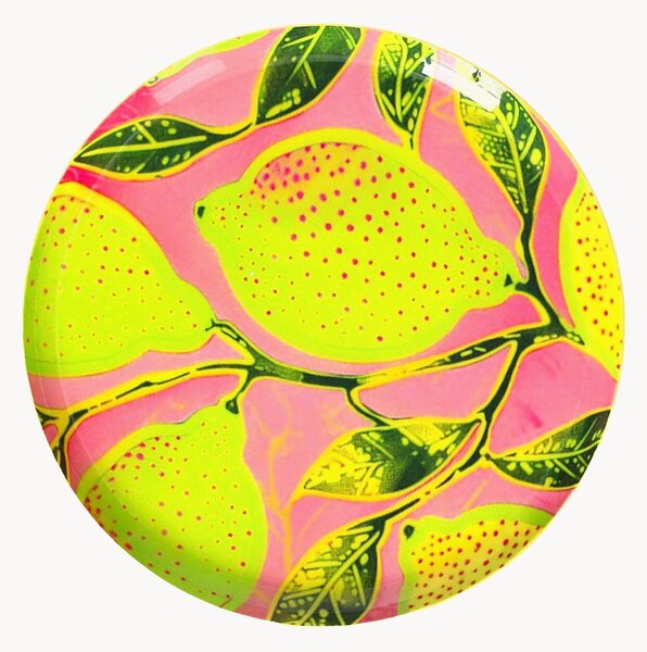 Vassoio decorativo in ferro Lemon Tree