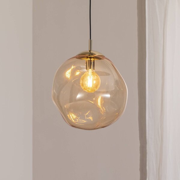 Lampada a sospensione in vetro Sol TK Lighting, dimmerabile, Chiaro / Trasparente, Soggiorno / Sala da pranzo, Vetro, Moderno, Lampada a sospensione