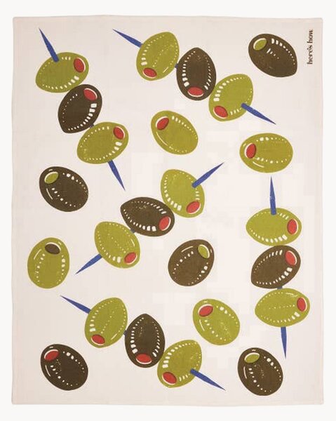 Strofinaccio con motivo olive Emmy