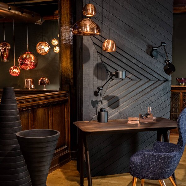 Tom Dixon Lampada a sospensione Void mini, dimmerabile, Rame, Soggiorno / Sala da pranzo, Rame, Design, Lampada a sospensione