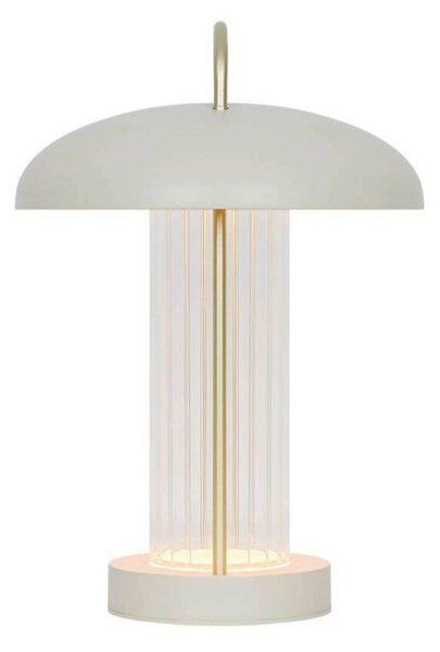 Nordlux Lampada da tavolo a LED Mirano, dimmerabile, Crema / Ambra, Soggiorno / Sala da pranzo, Metallo, Scandinavo, Lampada da tavolo LED