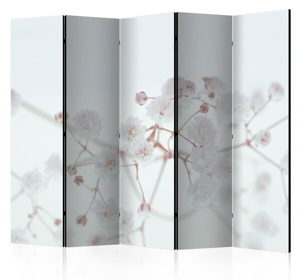 Paravento - White Flowers II [Room Dividers] 225x172