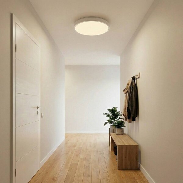 OSRAM Plafoniera a LED ORBIS LONDON, Bianco / Opale, Soggiorno / Sala da pranzo, Metallo, Moderno, Plafoniera LED