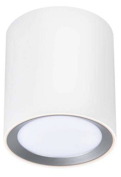 Nordlux Faretto da soffitto Landon Smart a LED, bianco, altezza 14 cm Smart, dimmerabile, Bianco / Opale, Soggiorno / Sala da pranzo, Metallo