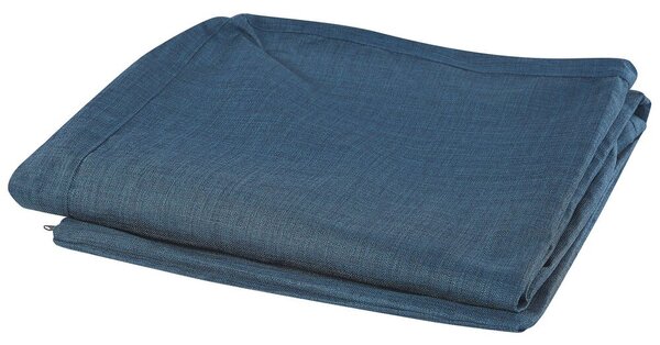 Fodera per divano in tessuto di poliestere blu navy per fodera rettangolare per divano a 3 posti Beliani