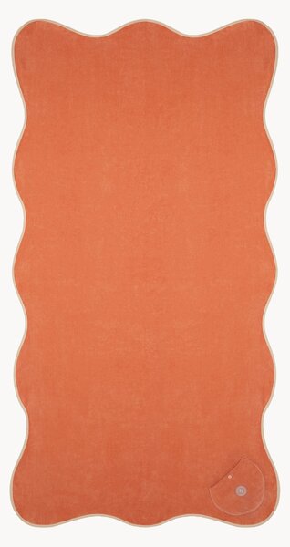 Telo mare in cotone Wavy