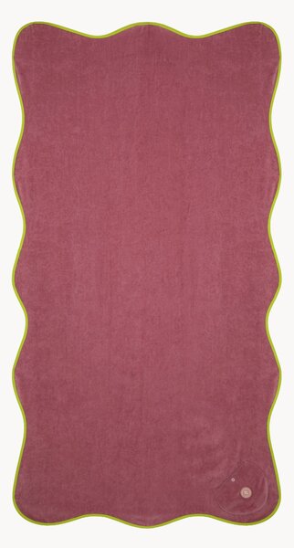 Telo mare in cotone Wavy