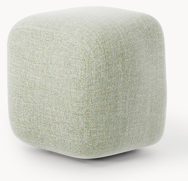 Pouf alto in bouclé Wolke