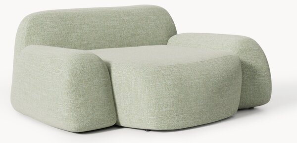 Poltrona lounge XL in bouclé Wolke