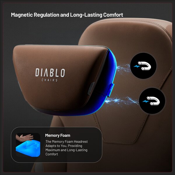 Sedia da gaming in tessuto marrone, Normal: Diablo X.Eye Prime Cinnamon Brown