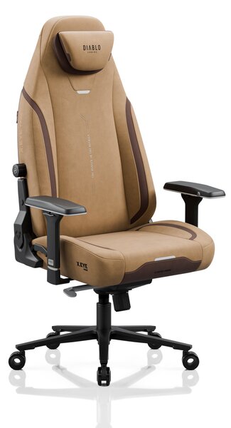Sedia gaming in tessuto marrone, Normal: Diablo X.Eye Prime Camel Brown