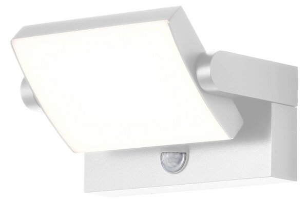 CMD Applique a LED 9111, sensore, bianco, 21 cm, CCT, IP54 9111, Bianco / Opale, Alluminio, Moderno