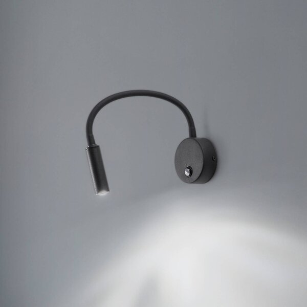 Applique da parete Lagos TK Lighting, Nero, Camera da letto, Metallo, Moderno, Applique