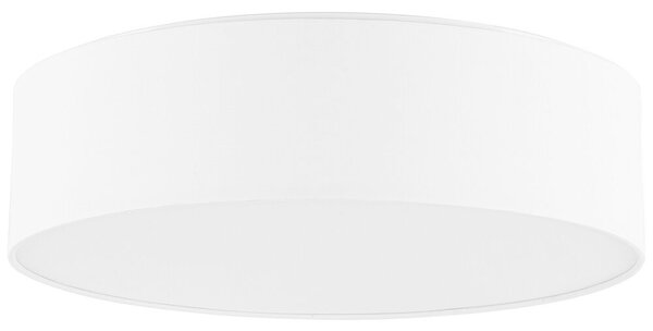 Lampada paralume in policotone bianco ø 45 cm Boho con stile moderno Beliani