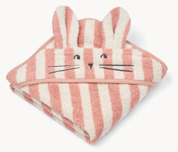 Asciugamano con cappuccio per bambini in cotone organico Albert