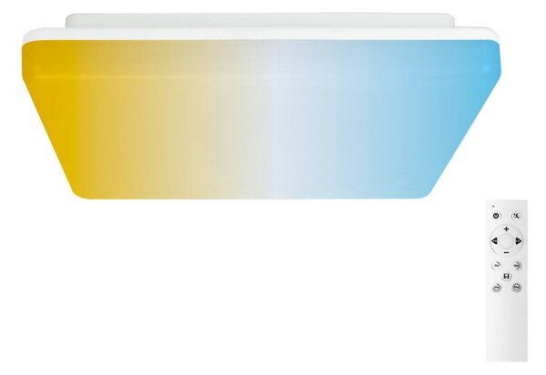 Aigostar - Plafoniera LED per bagno LED/18W/230V 3000K-6500K IP54 + telecomando