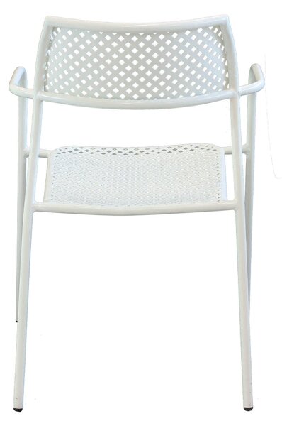 ROMANUS - set tavolo in metallo cm 60 x 60 x 72 h con 2 poltrone Aviim