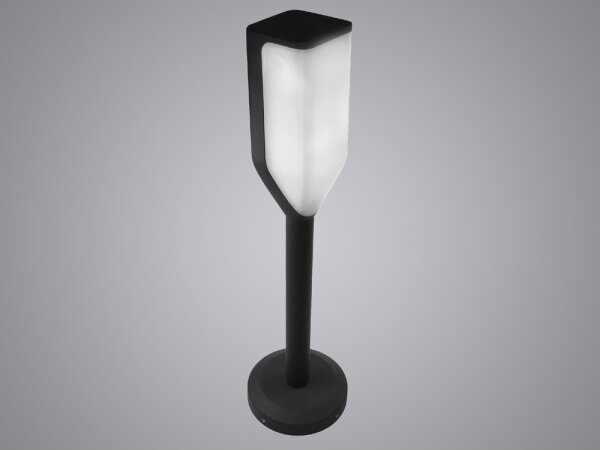 Lampada da esterno LED SAVEN LED/6W/230V 50 cm IP54 nera