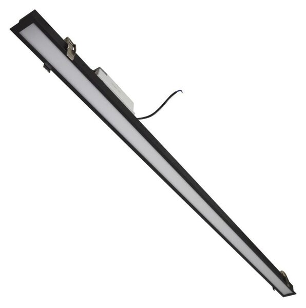 Plafoniera LED REDOM LED/42W/230V 4000K 120 cm nera