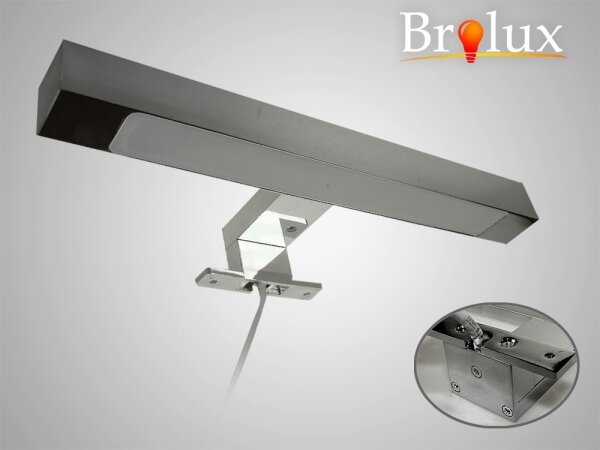 Lampada LED per specchio da bagno ENGIS LED/7,2W/230V 30 cm IP44 cromo lucido