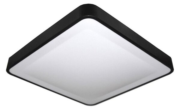 Plafoniera LED con sensore WILTON LED/24W/230V 4000K 33x33 cm nera