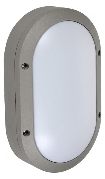 Applique da esterno LED BERAD, 8W, 230V, IP54, grigio