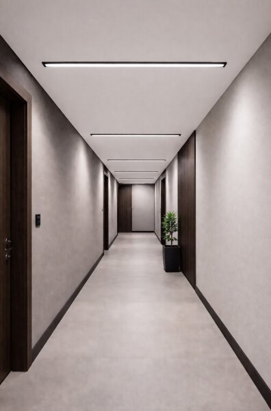 Plafoniera LED REDOM LED/24W/230V 4000K 60 cm nera
