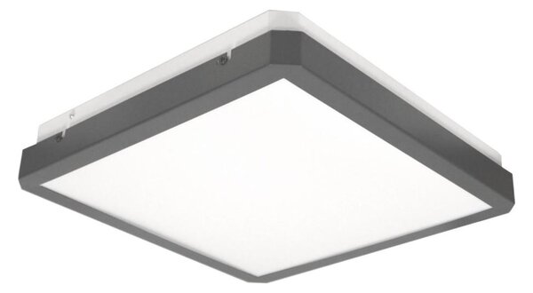 Plafoniera LED con sensore RAVA LED/38W/230V 4000K 41x41 cm antracite