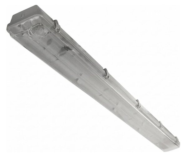 Corpo illuminante fluorescente industriale 2xG13/36W/230V 120 cm IP65 grigio