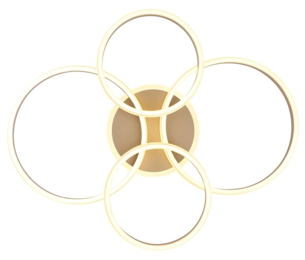 Globo 67260-90SA - Plafoniera dimmerabile RUBIO LED/92W/230V 3000K 68x84,5 cm