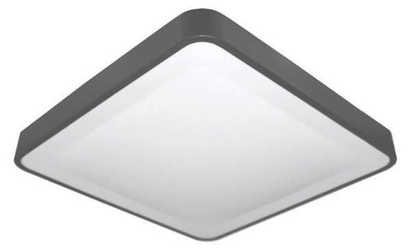 Plafoniera LED WILTON con sensore, 24W/230V, 4000K, 33x33 cm, antracite