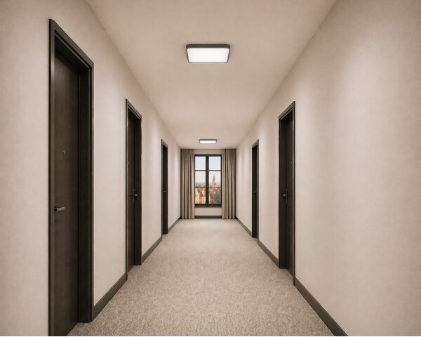 Plafoniera LED WILTON con sensore, 24W/230V, 4000K, 33x33 cm, antracite