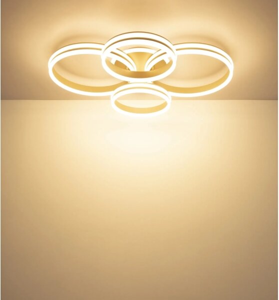 Globo 67260-90SA - Plafoniera dimmerabile RUBIO LED/92W/230V 3000K 68x84,5 cm