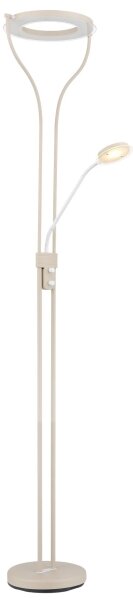 Globo 59038SAD - Lampada da terra dimmerabile a LED EBRO LED/20W/230V + LED/4W 3000K